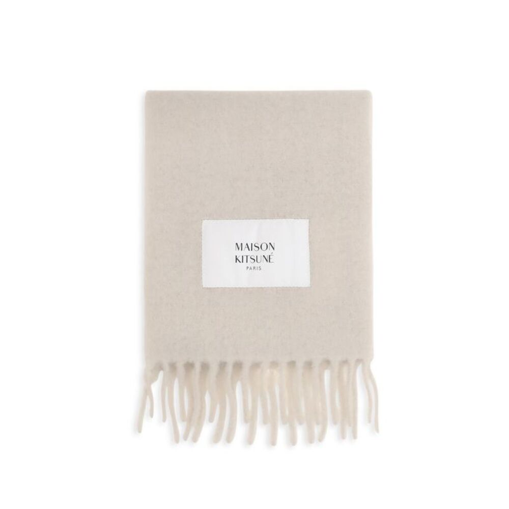 Maison Kitsuné Beige Polyamide Men's Scarf